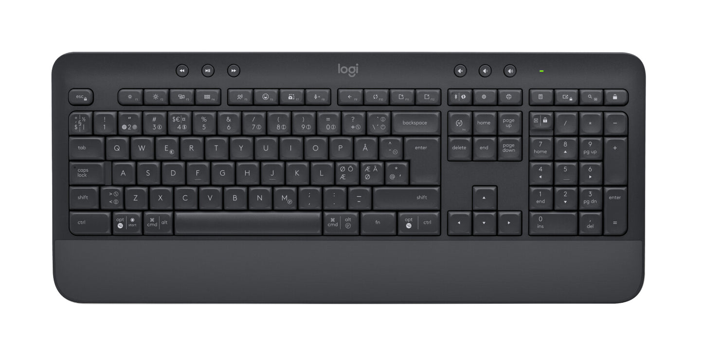 Logitech 920-011010 tangentbord Mus inkluderad Kontor Bluetooth QWERTY Nordic grafit