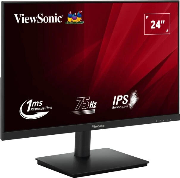 Viewsonic VA VA240-H-2 platta pc-skärmar 60,5 cm (23.8") 1920 x 1080 pixlar Full HD LED Svart