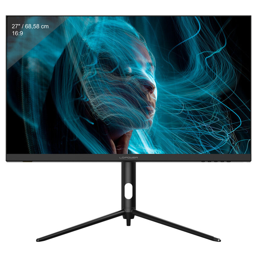 LC-Power LC-M27-4K-UHD-144-V2 platta pc-skärmar 68,6 cm (27") 3840 x 2160 pixlar 4K Ultra HD LCD Svart