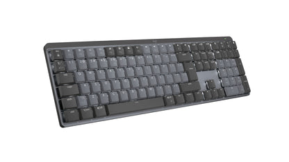 Logitech Master 920-010757 tangentbord Kontor Trådlös RF + Bluetooth QWERTY Amerikanskt internationellt grafit