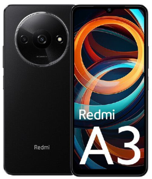 Xiaomi Redmi A3 17 cm (6.71") Dubbla SIM-kort Android 14 4G USB Type-C 3 GB 64 GB 5000 mAh Svart
