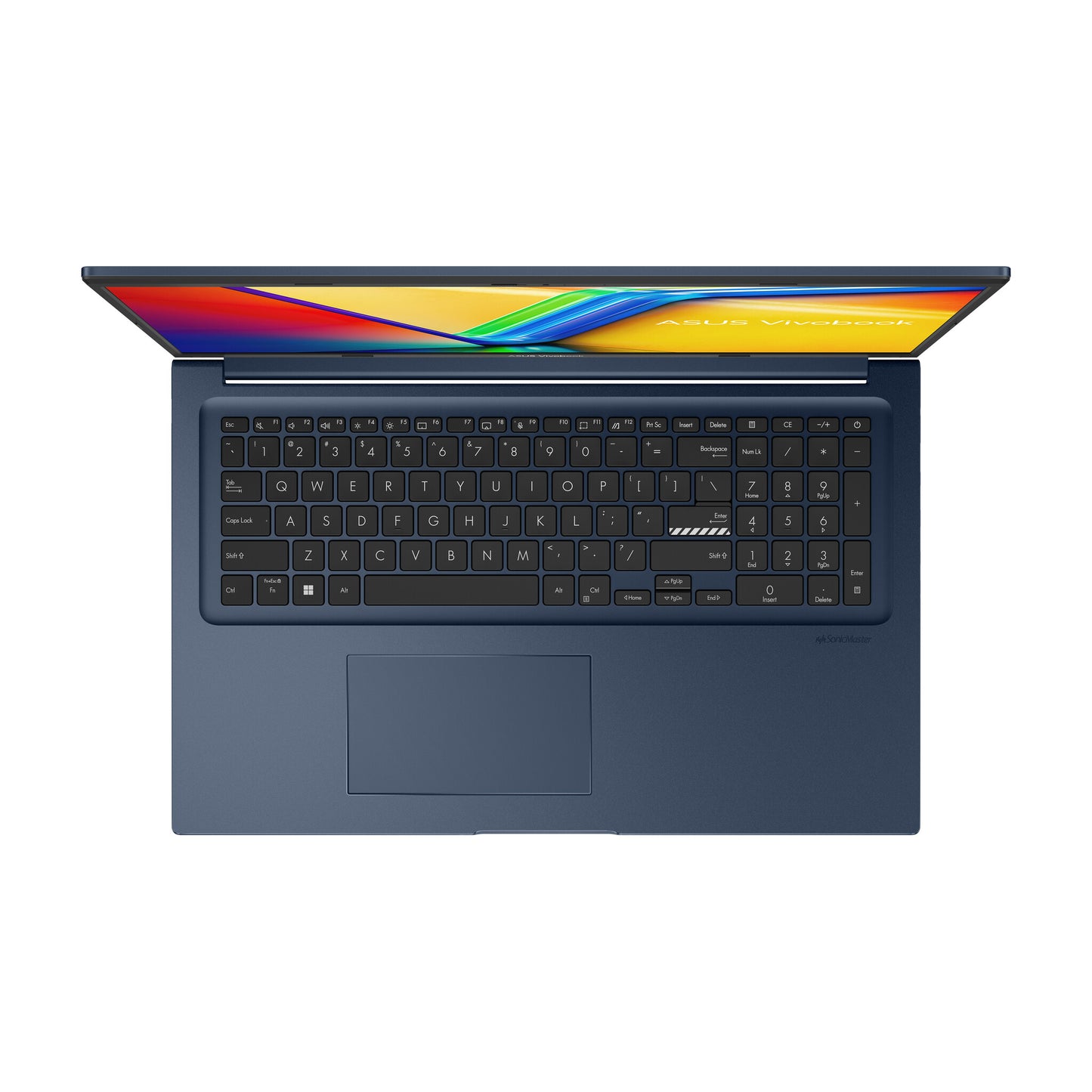 ASUS Vivobook 17 X1704VA-AU381W Intel® Core™ i7 i7-1355U Bärbar dator 43,9 cm (17.3") Full HD 16 GB DDR4-SDRAM 1 TB SSD Wi-Fi 6 (802.11ax) Windows 11 Home tyska Blå