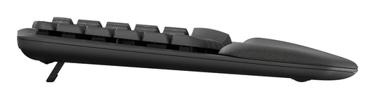 Logitech ERGO 920-012334 tangentbord Kontor Trådlös RF + Bluetooth QWERTY Amerikanskt internationellt grafit