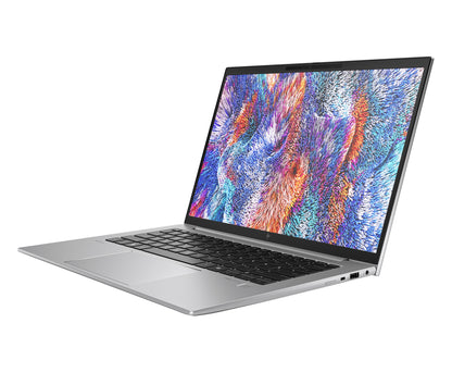 HP ZBook Firefly G11 A AMD Ryzen™ 9 8945HS Mobil arbetsstation 35,6 cm (14") WQXGA 64 GB DDR5-SDRAM 1 TB SSD Wi-Fi 6E (802.11ax) Windows 11 Pro AI PC Grå