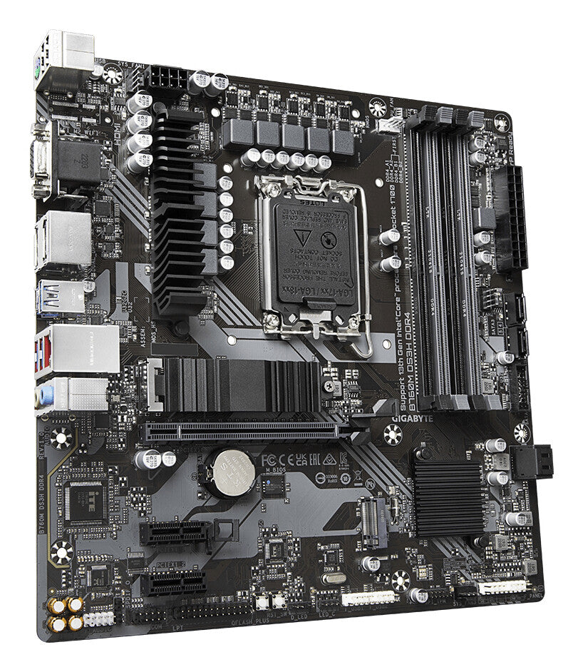 GIGABYTE B760M DS3H DDR4 moderkort Intel B760 Express LGA 1700 micro ATX