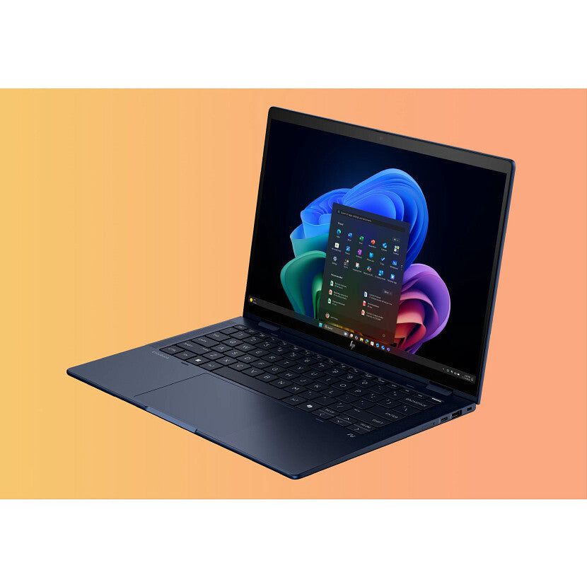 HP EliteBook X Flip G1i Next Gen AI PC Intel Core Ultra 5 228V Hybrid (2-i-1) 35,6 cm (14") Pekskärm WUXGA 32 GB LPDDR5x-SDRAM 512 GB SSD Wi-Fi 7 (802.11be) Windows 11 Pro Blå