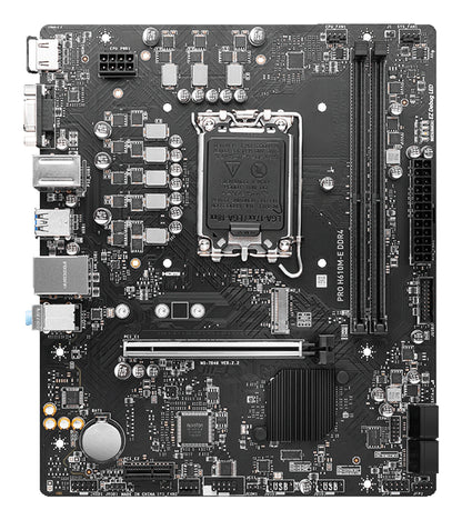 MSI PRO H610M-E DDR4 moderkort Intel H610 LGA 1700 micro ATX