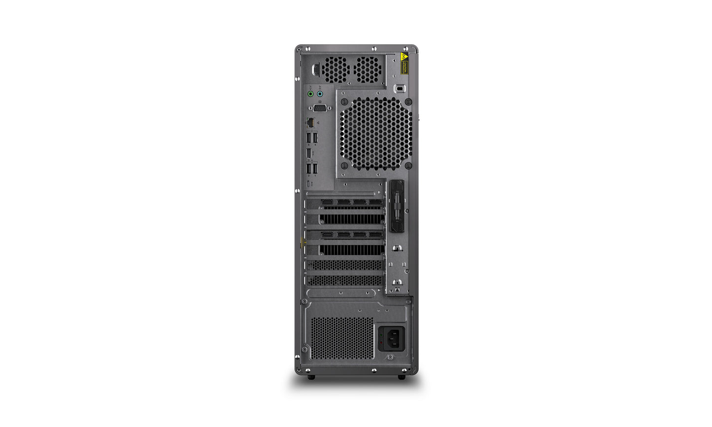 Lenovo ThinkStation P5 Intel® Xeon W w5-2445 32 GB DDR5-SDRAM 1 TB SSD Windows 11 Pro for Workstations Tower Arbetsstation Svart, Röd