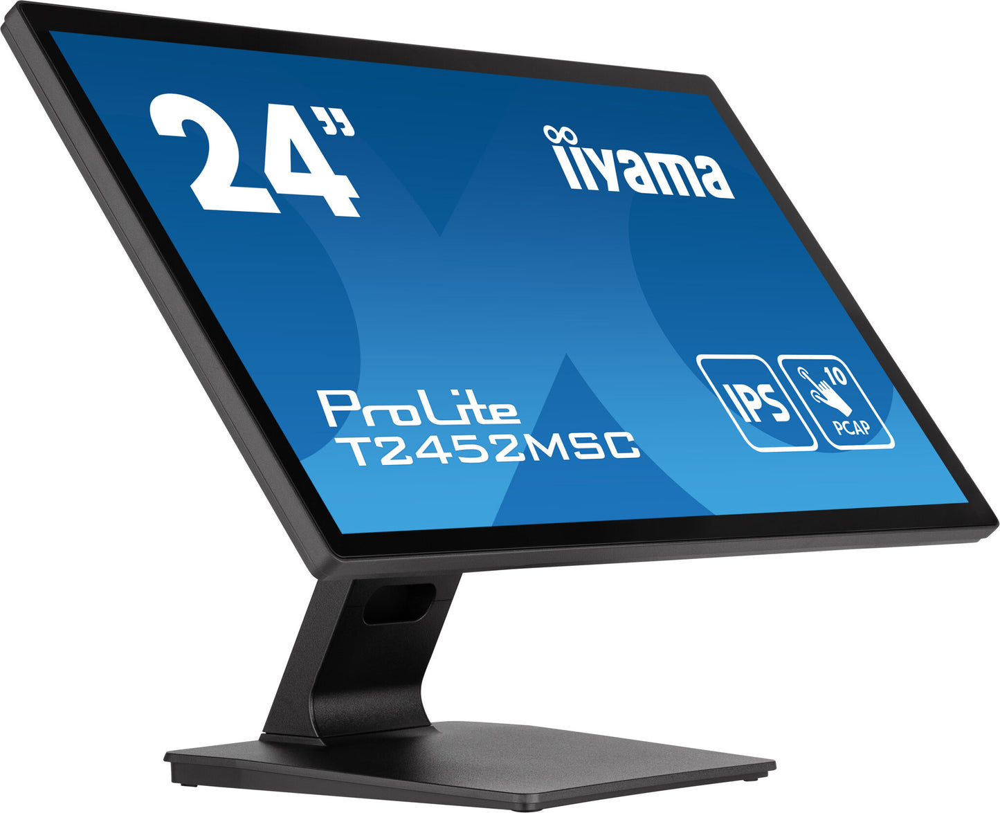 iiyama ProLite T2452MSC-B1 platta pc-skärmar 60,5 cm (23.8") 1920 x 1080 pixlar Full HD LCD Pekskärm Flera användare Svart