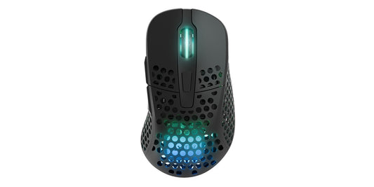 CHERRY XTRFY M4 RGB datormöss Spela högerhand RF Wireless + USB Type-C Optisk 19000 DPI