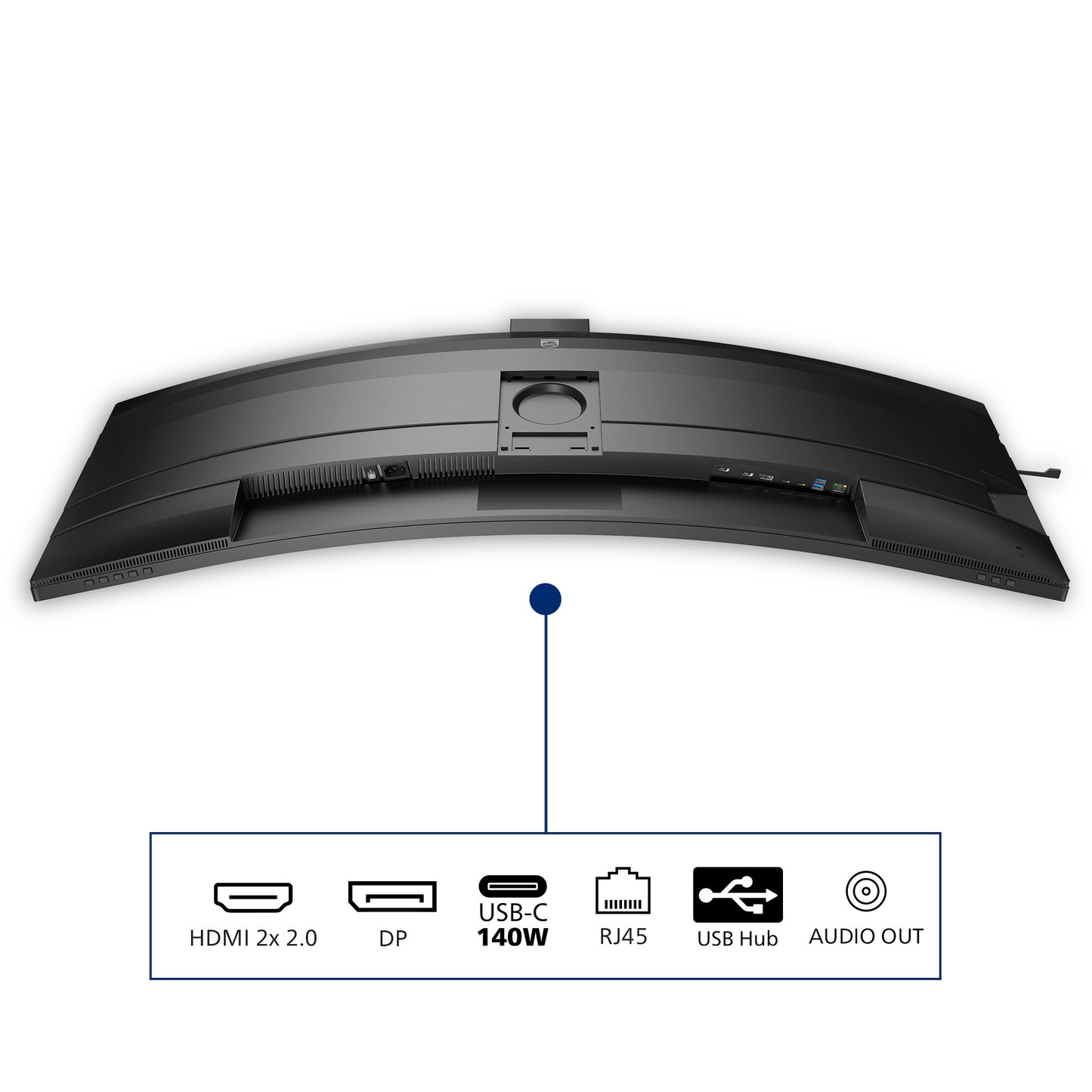 Philips 49B2U6900CH/00 platta pc-skärmar 124 cm (48.8") 5120 x 1440 pixlar Dual QHD LCD Svart