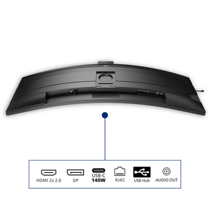 Philips 49B2U6900CH/00 platta pc-skärmar 124 cm (48.8") 5120 x 1440 pixlar Dual QHD LCD Svart