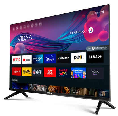 Dyon Smart 40 VX-2 101,6 cm (40") Full HD Smart-TV Wi-Fi Svart 250 cd/m²
