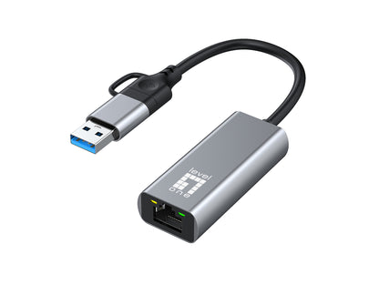 LevelOne USB-0423 nätverkskort Ethernet 2500 Mbit/s