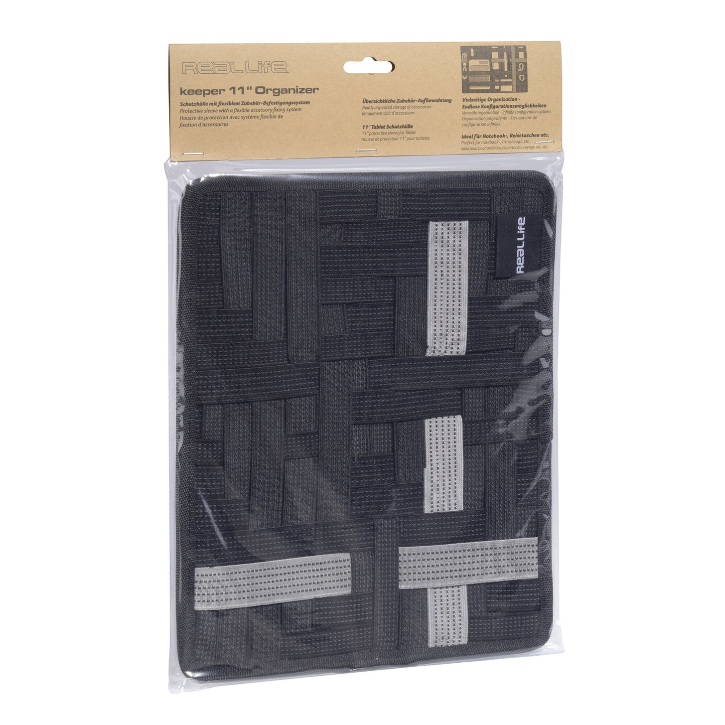 RealPower 156802 iPad-fodral 27,9 cm (11") Svart, Grå