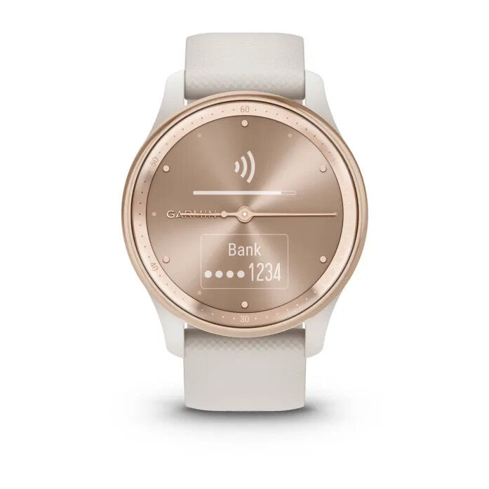 Garmin vivomove Trend LCD 40 mm Hybrid 254 x 346 pixlar Pekskärm Pink gold GPS
