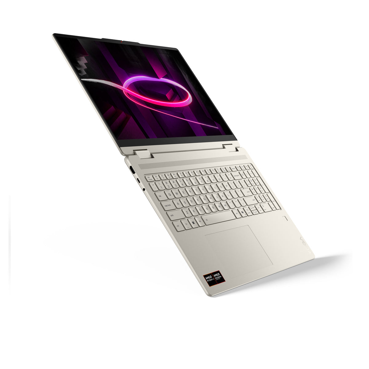 Lenovo Yoga 7 2-in-1 16AGP11 Copilot+ PC AMD Ryzen AI 7 445 Hybrid (2-i-1) 40,6 cm (16") Pekskärm WQXGA+ 32 GB LPDDR5x-SDRAM 1 TB SSD Wi-Fi 7 (802.11be) Windows 11 Home tyska Snäcka (färg)