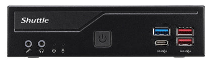Shuttle DH670V2 datorhölje & moderkort 1,35L storlek PC Svart Intel H670 LGA 1700