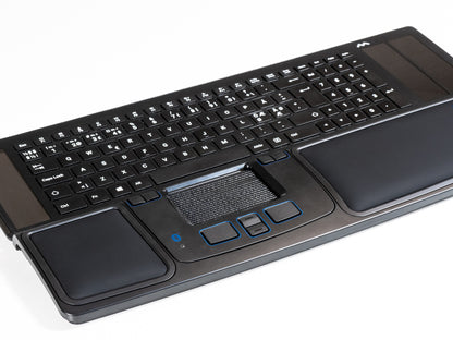 Mousetrapper Prime & Type tangentbord Mus inkluderad Kontor USB + Bluetooth Nordic Svart
