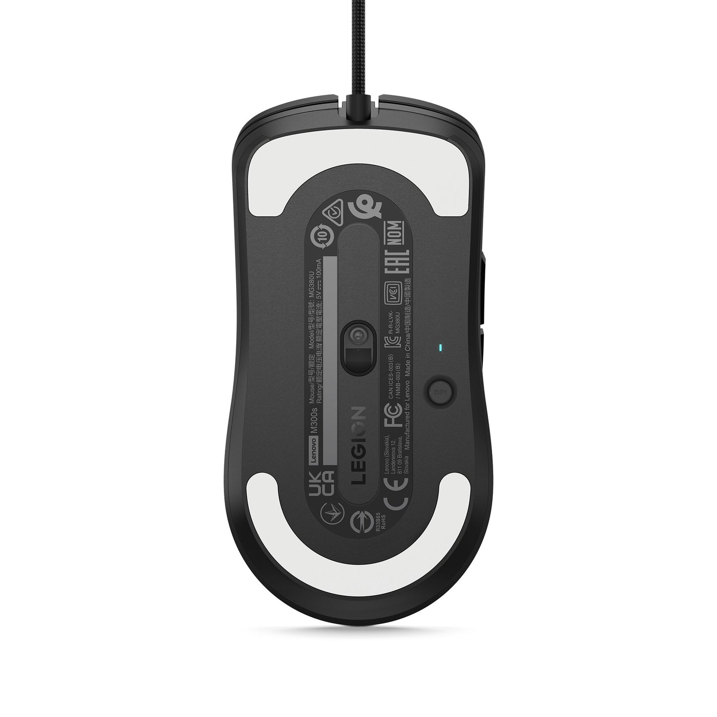 Lenovo Legion M300s RGB datormöss Spela högerhand USB Type-A Optisk 8000 DPI