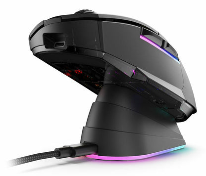 Sharkoon SGM50W datormöss Spela högerhand RF Wireless + USB Type-A Optisk 6400 DPI