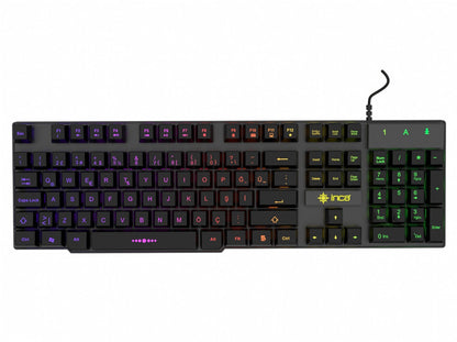 Inca IKG-446 tangentbord Spela USB Svart