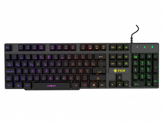 Inca IKG-446 tangentbord Spela USB Svart