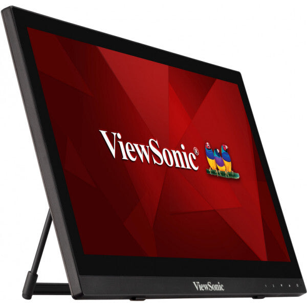 Viewsonic TD1630-3 platta pc-skärmar 39,6 cm (15.6") 1366 x 768 pixlar HD LCD Pekskärm Flera användare Svart