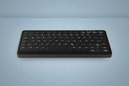 Active Key AK-C4110 tangentbord Industriell USB Engelska (USA) Svart