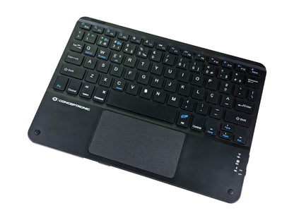 Conceptronic TOBIN01BPT tangentbord Universal Bluetooth QWERTY Portugisisk Svart