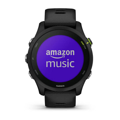 Garmin Forerunner 255 Music 3,3 cm (1.3") MIP 46 mm Digital 260 x 260 pixlar Pekskärm Svart Wi-Fi GPS
