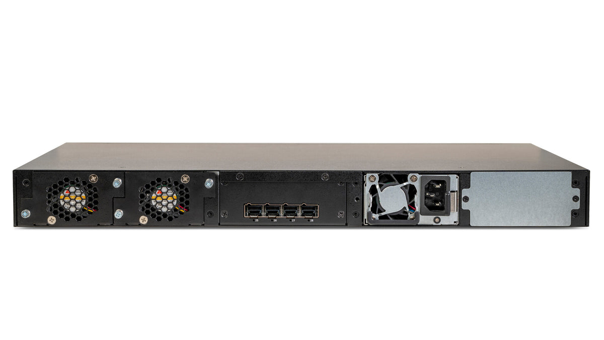 LANCOM XS-6128QF hanterad L2/L3 1U Svart