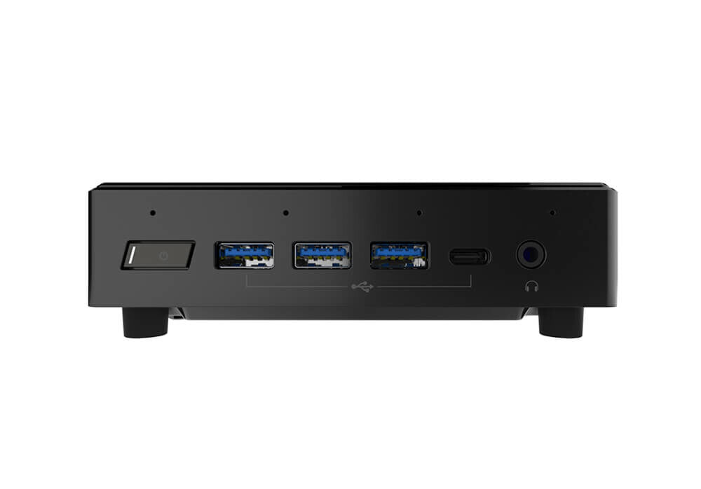 ECS LIVA Z3 Mini PC Svart N6000 1,1 GHz