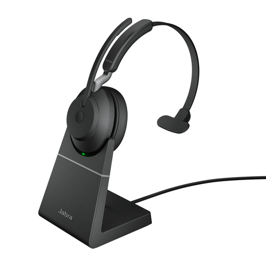 Jabra Evolve2 65 Headset Trådlös Huvudband Kontor/callcenter USB Type-A Bluetooth Svart