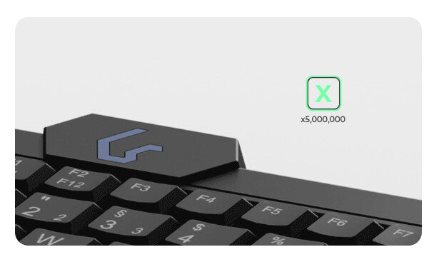 KeySonic KSK-3210ELU (DE) tangentbord Hem USB QWERTZ tyska Svart