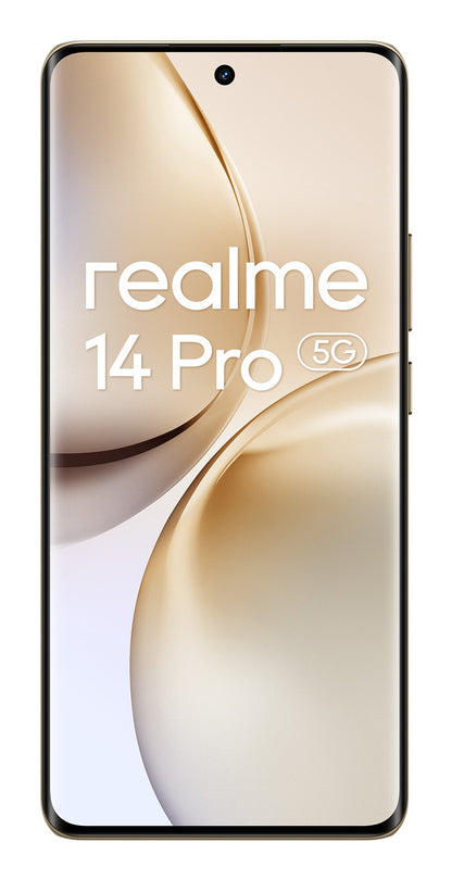 realme 14 Pro 5G 17,2 cm (6.77") Dubbla SIM-kort Android 15 USB Type-C 8 GB 256 GB 6000 mAh Vit