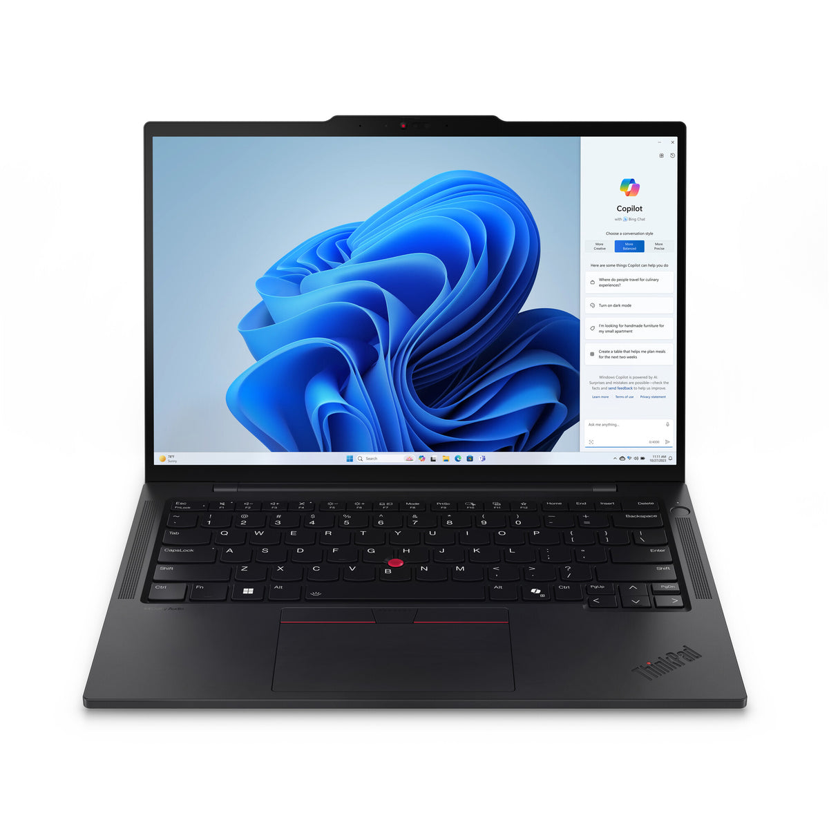 Lenovo ThinkPad T14s Gen 5 Intel Core Ultra 7 155U Bärbar dator 35,6 cm (14") WUXGA 32 GB LPDDR5x-SDRAM 512 GB SSD Wi-Fi 6E (802.11ax) Windows 11 Pro Nordic Svart