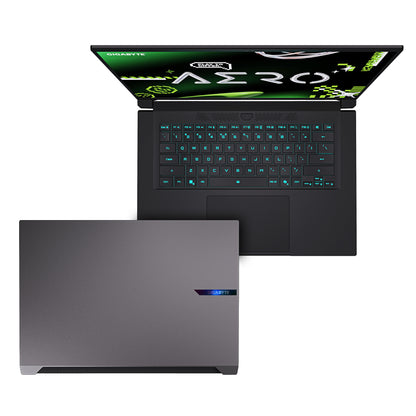 GIGABYTE AERO X16 1VH93DEC64AH bärbara datorer Copilot+ PC AMD Ryzen AI 7 350 Bärbar dator 40,6 cm (16") WQXGA 32 GB DDR5-SDRAM 1 TB SSD NVIDIA GeForce RTX 5060 Wi-Fi 6E (802.11ax) Windows 11 Home tyska Grå