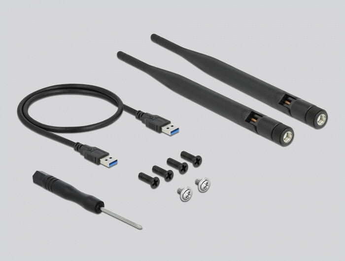 DeLOCK 63172 nätverkskort/adapters M.2, USB 3.2 Gen 1 (3.1 Gen 1)