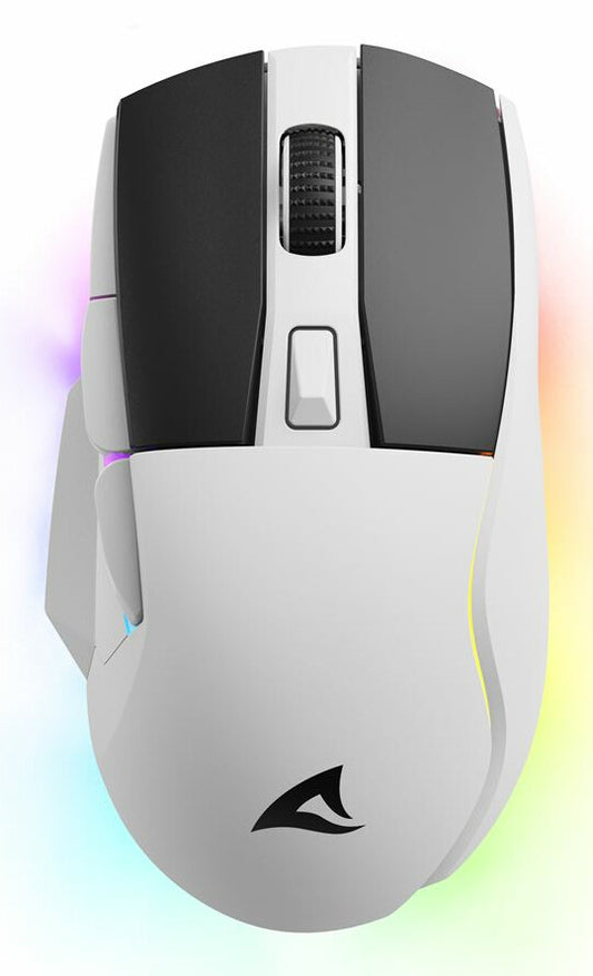 Sharkoon SGM50W datormöss Spela högerhand RF Wireless + USB Type-A Optisk 6400 DPI