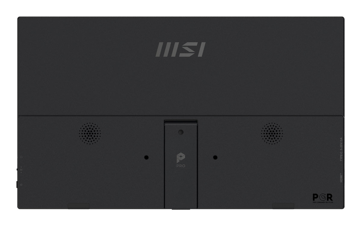 MSI PRO MP165DE E6 bärbar tv-apparat och monitor Bärbara monitor Svart 39,6 cm (15.6") LED 1920 x 1080 pixlar