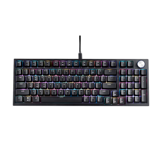 XPG SORCERER tangentbord Spela USB QWERTY Engelska (USA) Svart