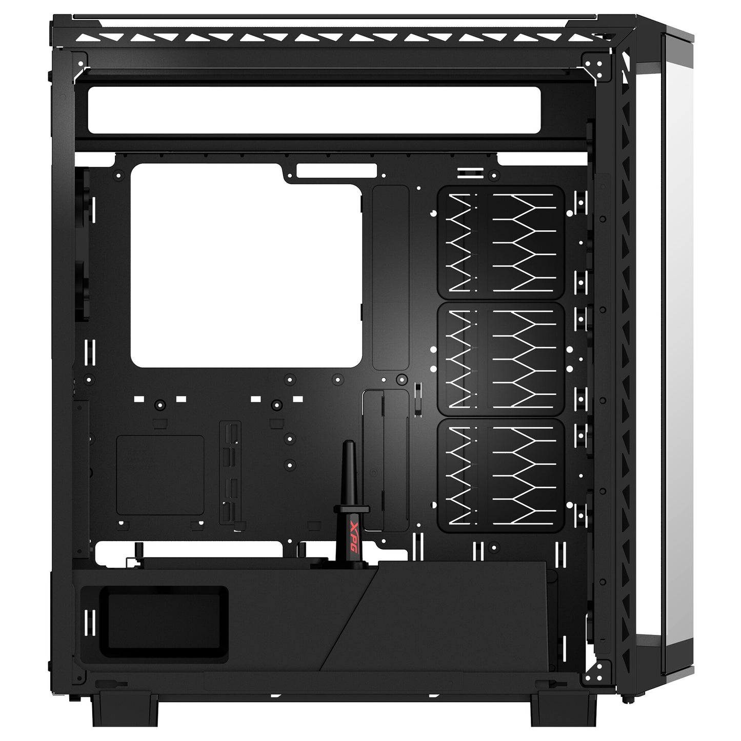 XPG BATTLECRUISER II ST Midi Tower Svart