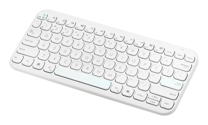 ASUS Marshmallow Keyboard KW100 tangentbord Hem Bluetooth QWERTZ tyska Vit
