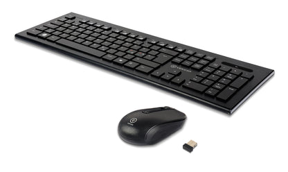 Voxicon 220WL tangentbord Mus inkluderad RF Trådlös QWERTY Nordic Svart