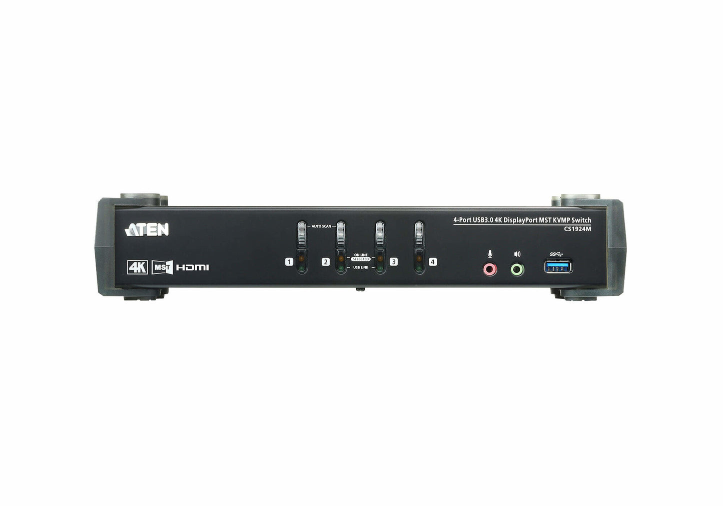 ATEN CS1924M KVM-switchar Svart
