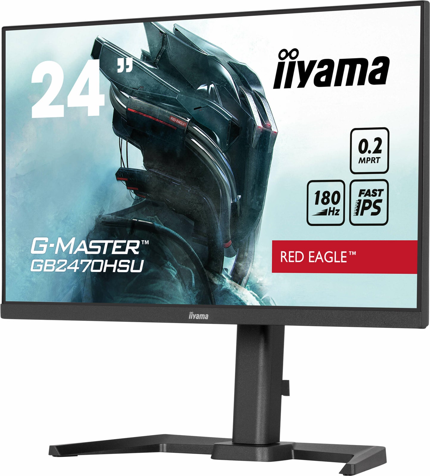iiyama G-MASTER GB2470HSU-B6 platta pc-skärmar 60,5 cm (23.8") 1920 x 1080 pixlar Full HD LCD Svart