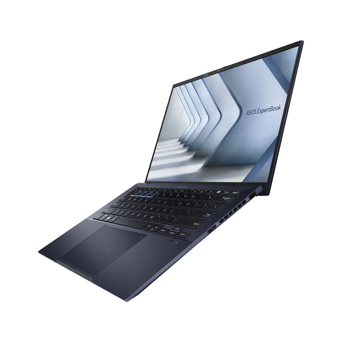 ASUS ExpertBook B9 OLED B9403CVAR-PP1735X Intel Core 7 150U Bärbar dator 35,6 cm (14") WQXGA+ 16 GB LPDDR5x-SDRAM 512 GB SSD Wi-Fi 6E (802.11ax) Windows 11 Pro tyska Svart