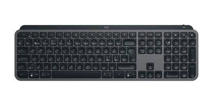 Logitech 920-010931 tangentbord Mus inkluderad Kontor Trådlös RF + Bluetooth QWERTY Nordic grafit