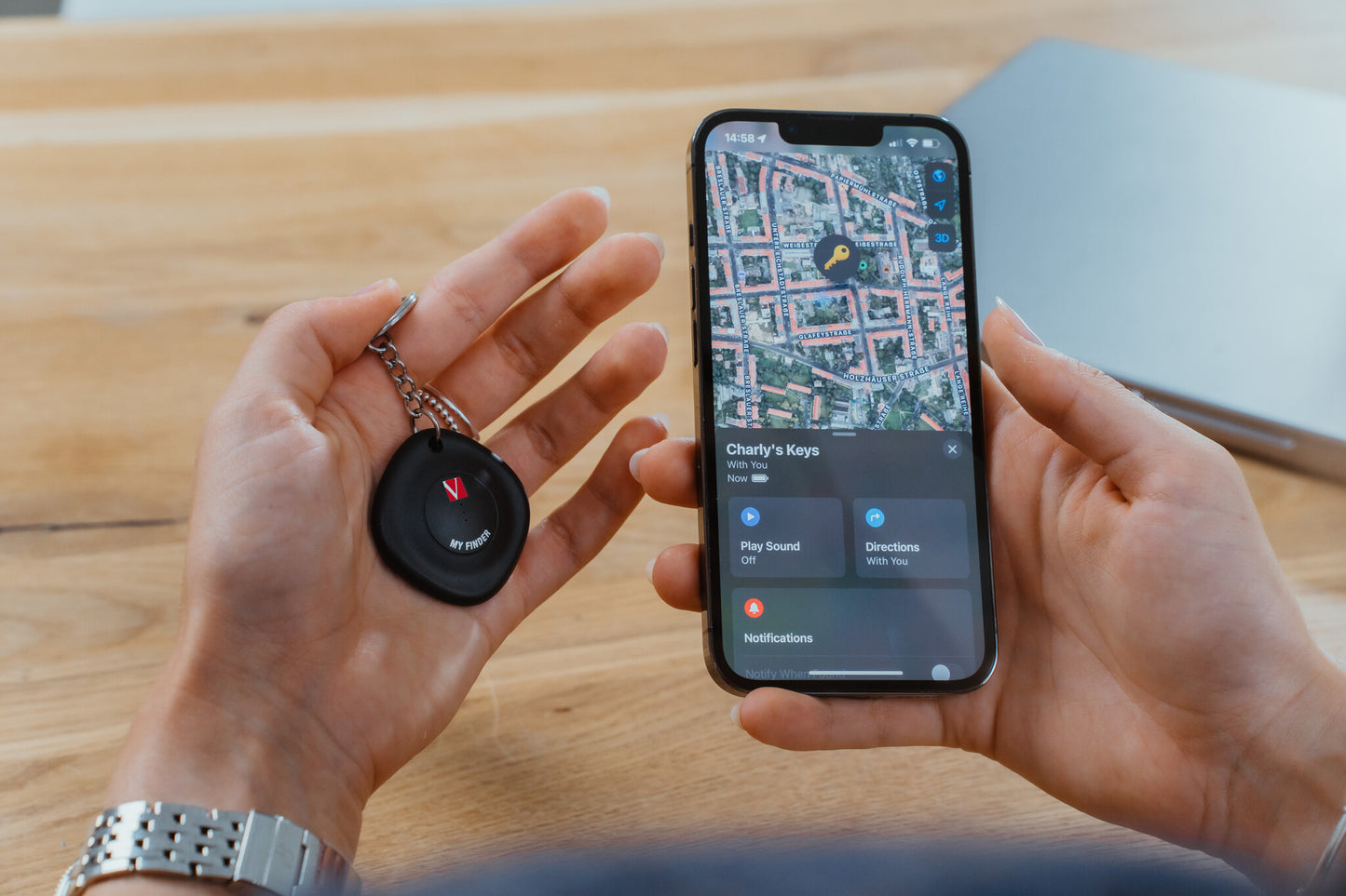 Verbatim My Finder Personal Spårningsbricka Svart